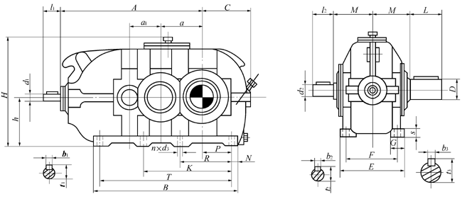 DBY、DBYK硬齒麵減速機熱功率（lǜ）